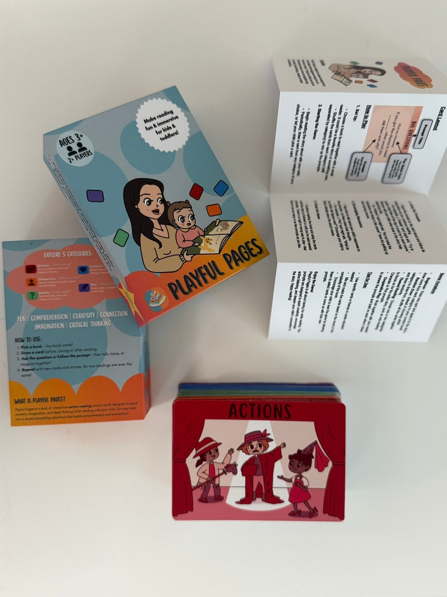 PLAYFUL PAGES - READING PROMPT CARDS FOR CURIOUS LITTLE MINDS